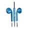 At&T In-Ear Wired Stereo Earbuds with Microphone (Blue) EBA01-BLU - alternate 2